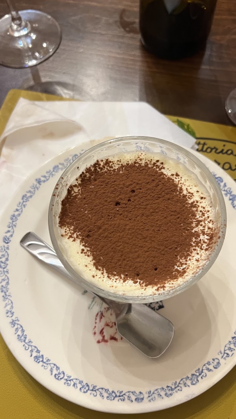 Tiramis&ugrave; fatto in casa trattoria Poggibonsi